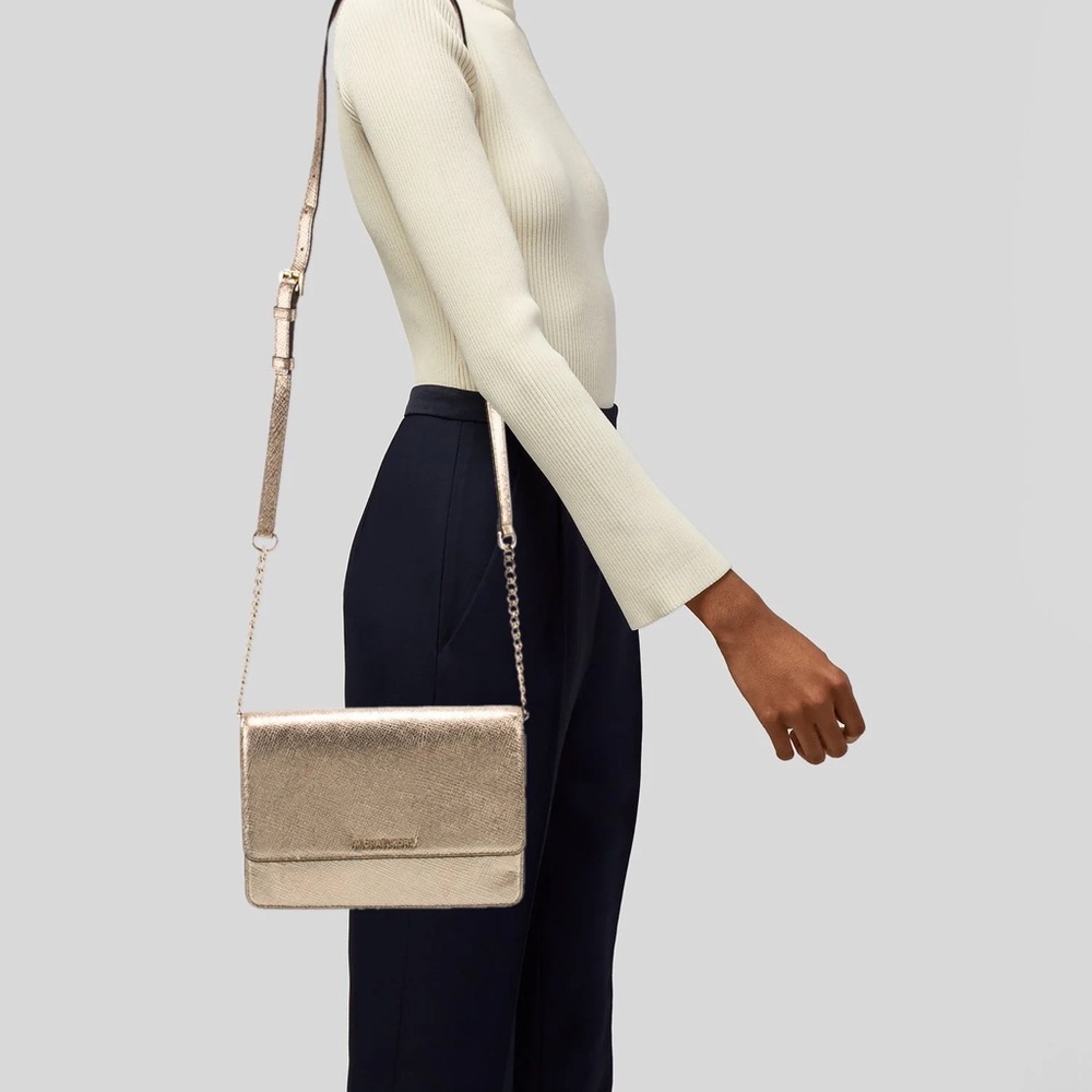 New York & company shoulder bag Elegant Nude Pumps and Clutch Set